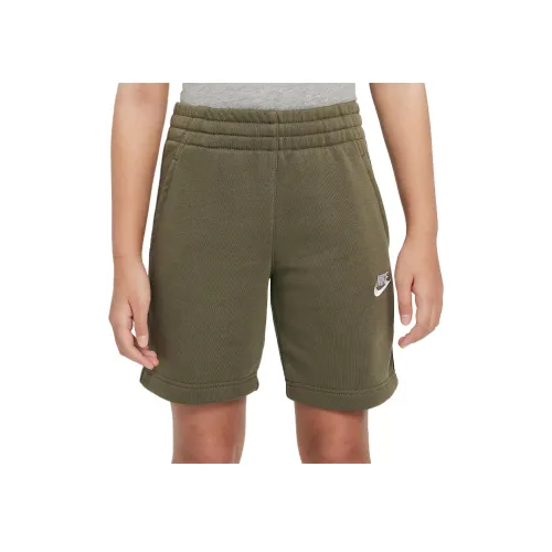 Nike Sportswear Club Шорты Подростки Средний Оливковый Зеленый