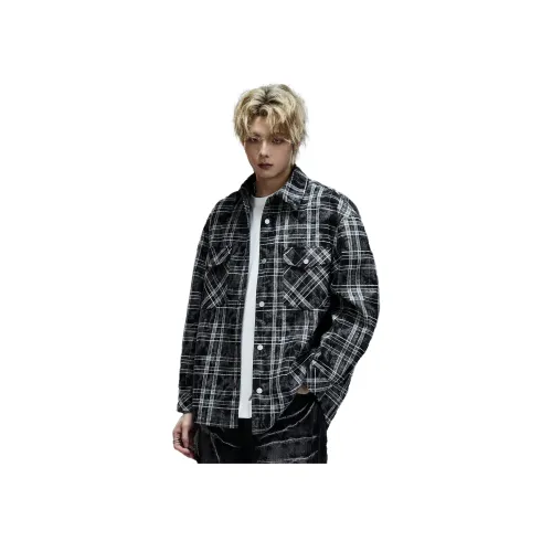 ALL IN Черный Унисекс Рубашки