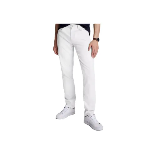 Tommy Hilfiger Straight Fit Twill Chino Pants Shorts Casual Pants Men's White