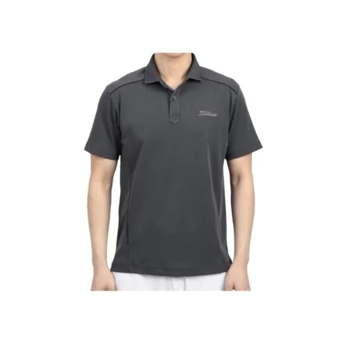 TITLEIST Серый Мужская Поло