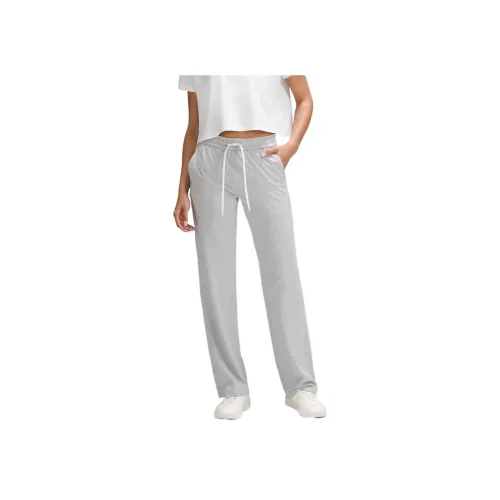 lululemon Soft Jersey Вязаные Спортивные Штаны Женские Серый Белый