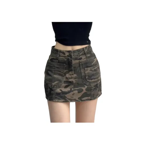 Wooden Rabbit Джинсовые короткие юбки Женские