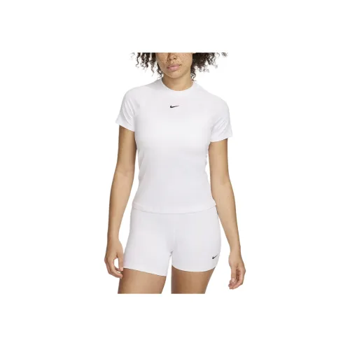 Nike Pro Dri Fit T-рубашка Женская Белая
