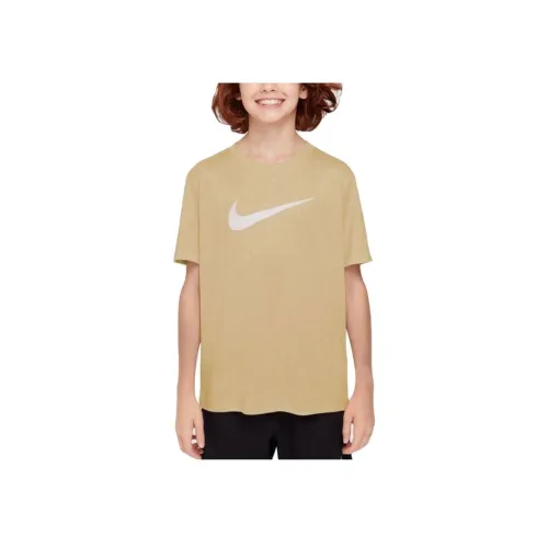 NIKE Имбирно-желтая футболка школьного возраста T