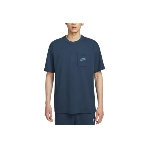 Nike Темно-синие мужские футболки T-Shirt