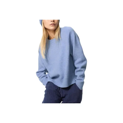 UNIQLO Розовый Синий Женский Трикотаж