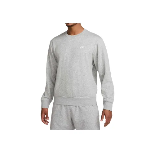 Nike Club Серый Мужской Свитшот