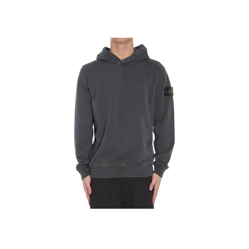 Stone Island Темно-серый Мужской Свитшот