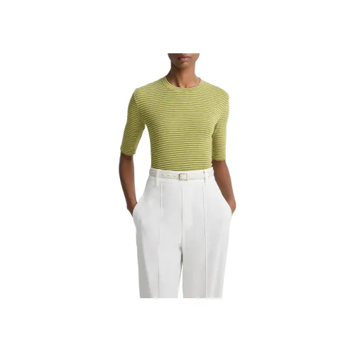 VINCE Зеленые Женские T-рубашки