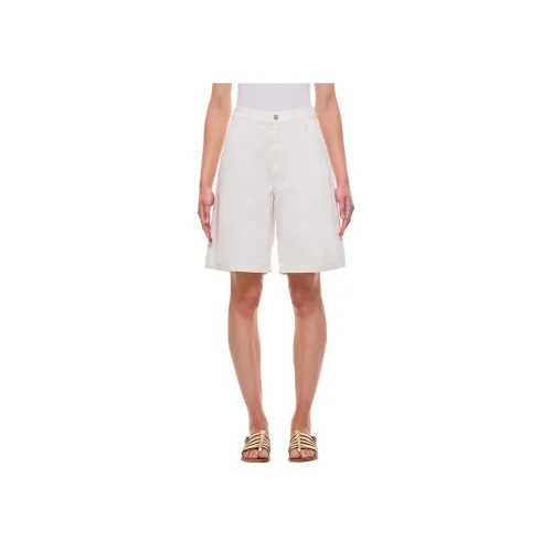 AGOLDE Повседневные шорты Женские Белые
