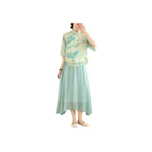 SIXUSICHOU Женские комплекты с юбкой