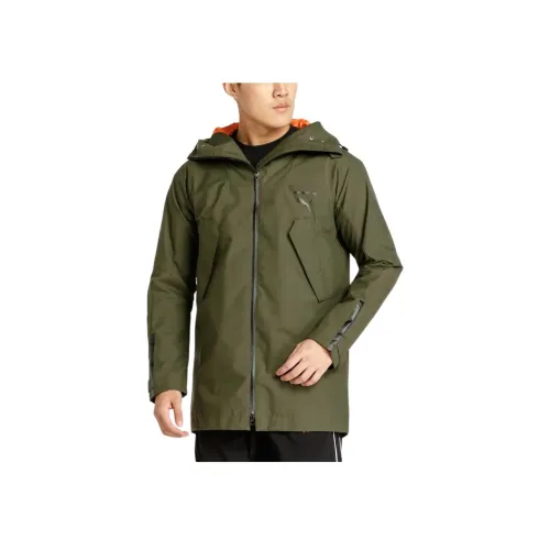 PUMA Зеленый Мужской Тренч