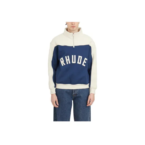 RHUDE Синий Мужской Свитшот