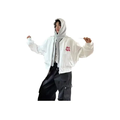 SDN by41 Белый Серый Женский Свитшот