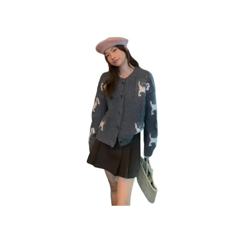 ZCDECO Серый Женский Трикотаж