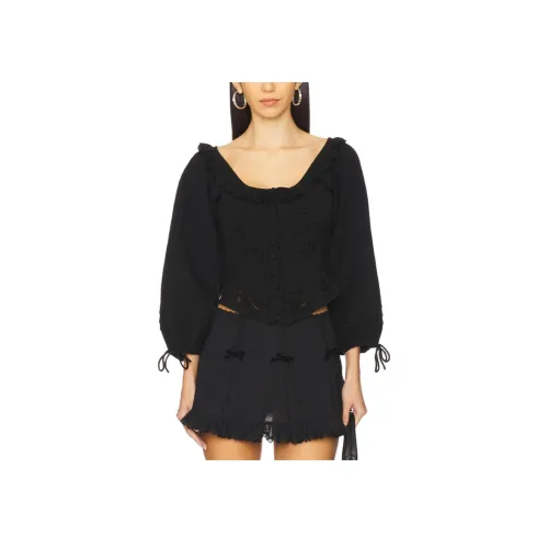 FOR LOVE LEMONS Рубашка Женская Черная