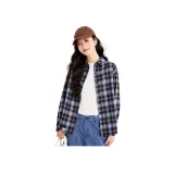 Синий кофе в клетку (M45 чернильно-серый с улыбающимся лицом, правая нога, логотип)