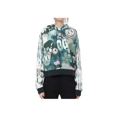 Adidas Originals Clover Series Outfit Толстовка Женская Зеленая