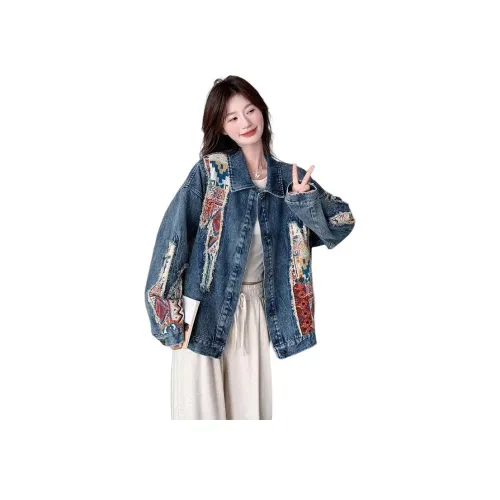 FaLeeOn Синий Унисекс Джинсовые куртки