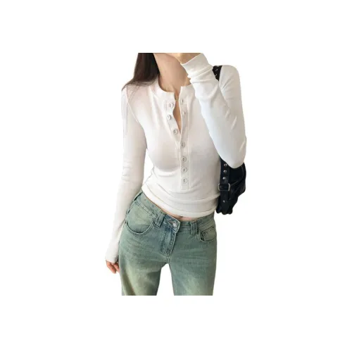 HUASJ Белые Женские Футболки