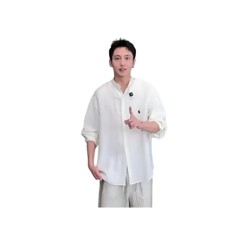 YOULIN Белая унисекс рубашка