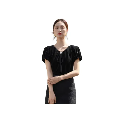Dme Черные Женские T-рубашки