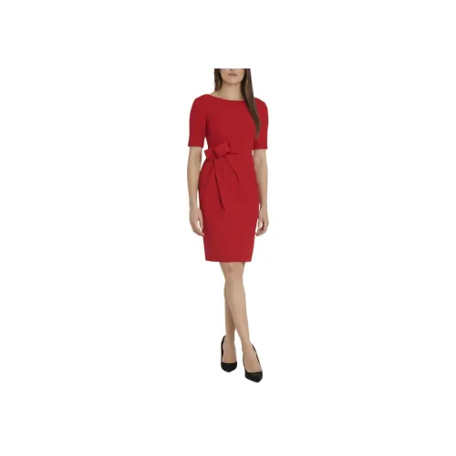 Paule Ka Red Женские Короткие Платья с Рукавами