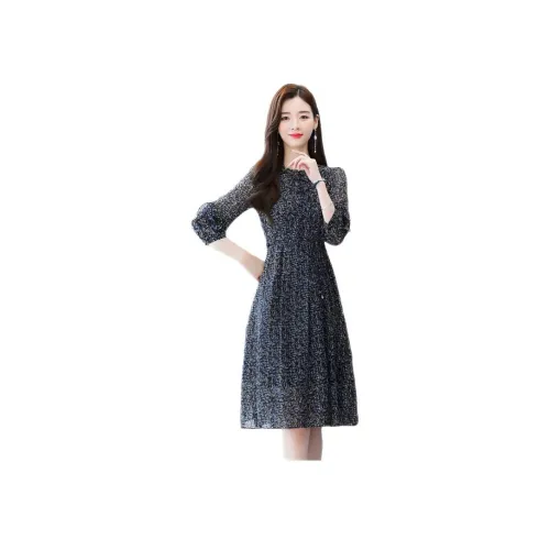 TONYBEAR Длинное платье с длинными рукавами женское