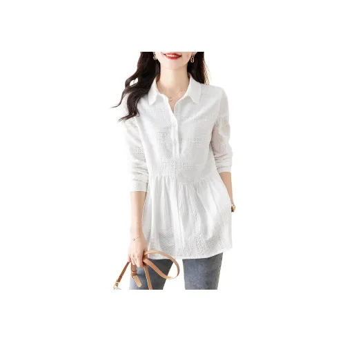 Mo Han Yi Mei Рубашка Женская Белая