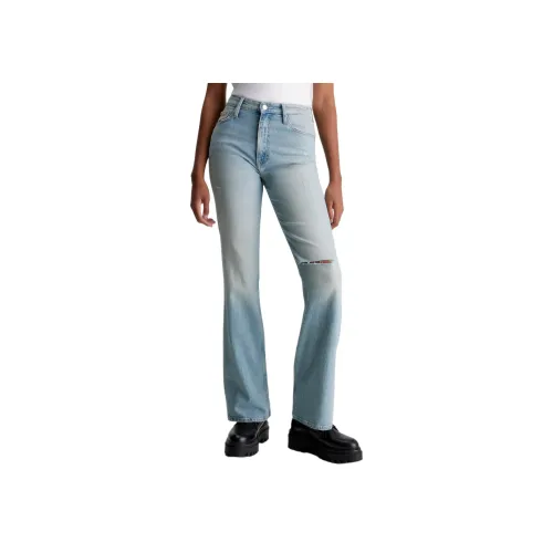 Calvin Klein Джинсы Европейская версия Женские Светло-синие