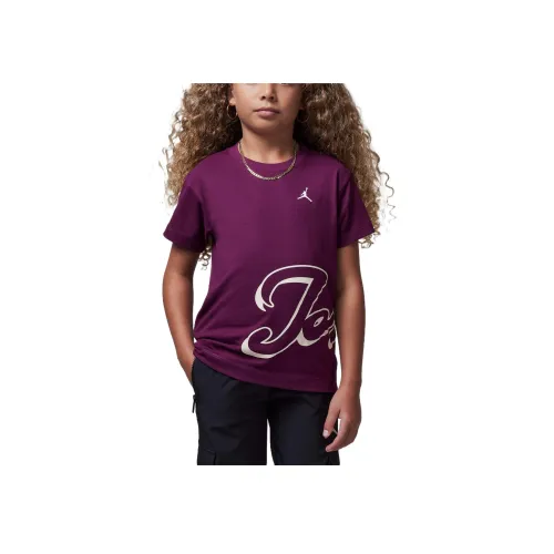 Джордан T Рубашка Бургунди для детей от 3 до 7 лет