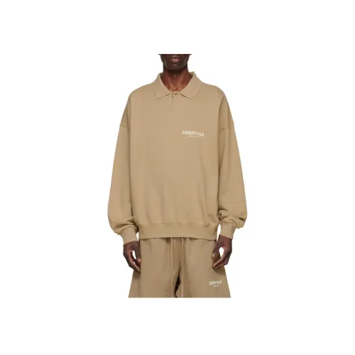 Fear of God Essentials SS22 Дубовый коричневый Унисекс Поло
