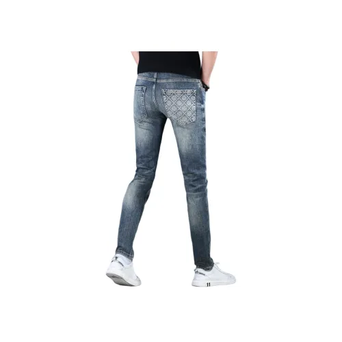 Chisportate Синий Унисекс Джинсы