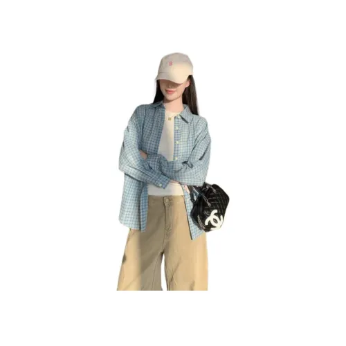 HKPXR Синий Женская Рубашка