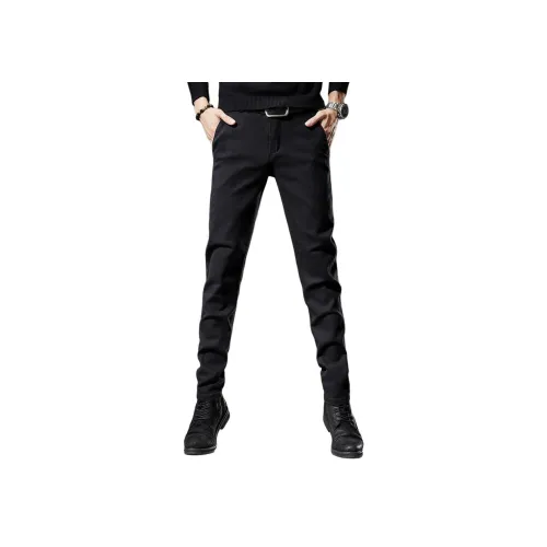 VUAS Черные Унисекс Повседневные Брюки