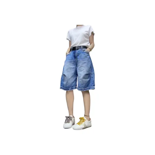DOSOHEB Blue Женские джинсовые шорты