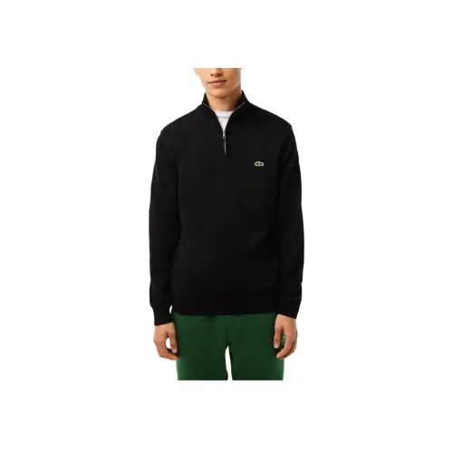 Свитер Мужской Черный из Коллаборации LACOSTE FW23