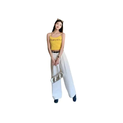 HKPXR Белый Женские Повседневные Брюки