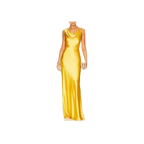 VERONICA BEARD Без рукавов Платье Женское Желтое