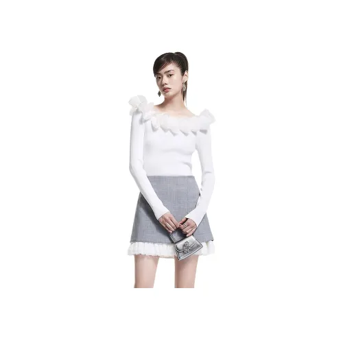 Caroline Белый Женский Трикотаж