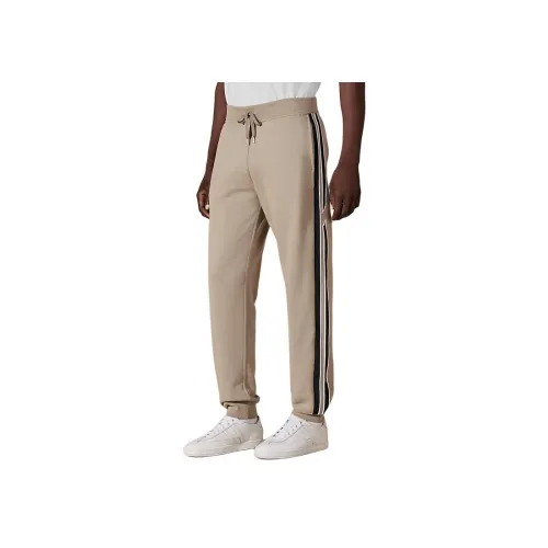 HERMES SS24 Вязаные тренировочные брюки мужские песочно-желтые