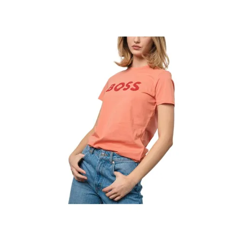 Hugo Boss T-Рубашка Женская Оранжевая