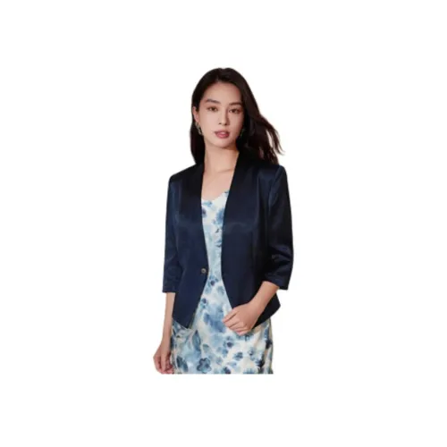 BBLLUUEE Бизнес костюм короткий куртка женский