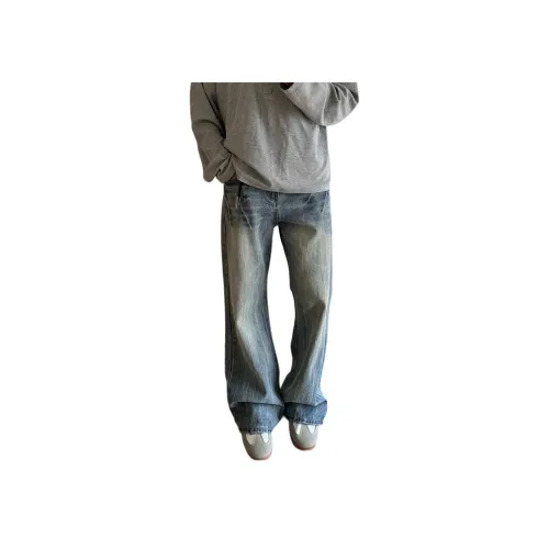 MORii Blue Unisex Jeans MORii Синий Унисекс Джинсы