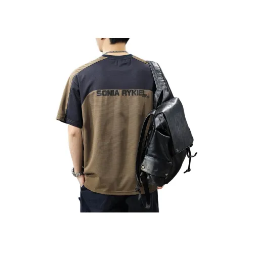 QIANJINNIU Летняя футболка свободный крой унисекс