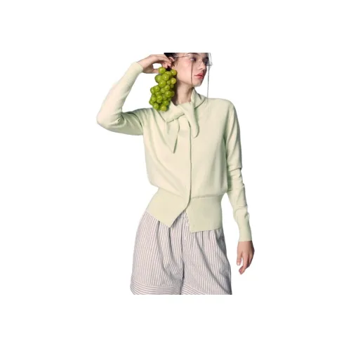 YICHEN Зеленый Женский Трикотаж