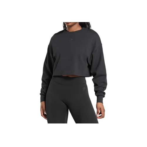 GYMSHARK Черная женская одежда для фитнеса