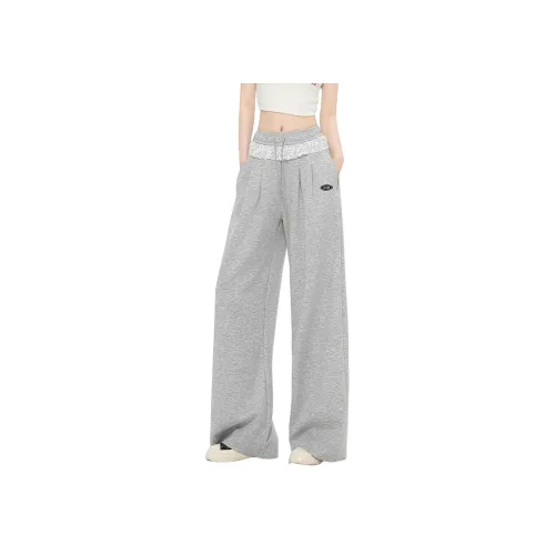 Izzue Light Gray Women's Casual Pants Izzue Светло-серые женские повседневные штаны