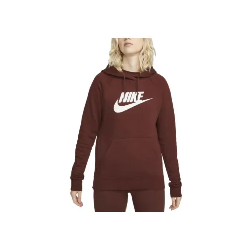 Nike Толстовка Женская Темно-Красная