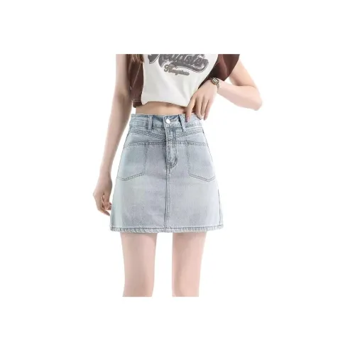 MUCCHIC Джинсовые короткие юбки Женские